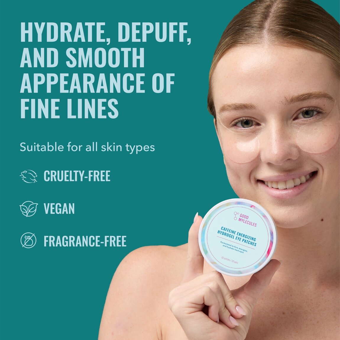 Caffeine Energizing Hydrogel Eye Patches K1