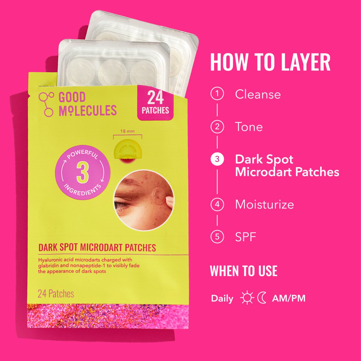 Dark Spot Microdart Patches S7