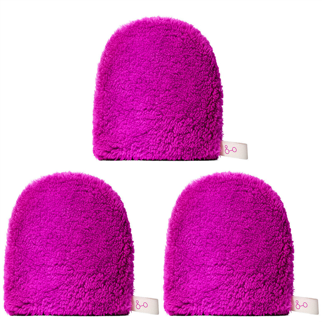 Purple Facial Cleansing Mitt B3