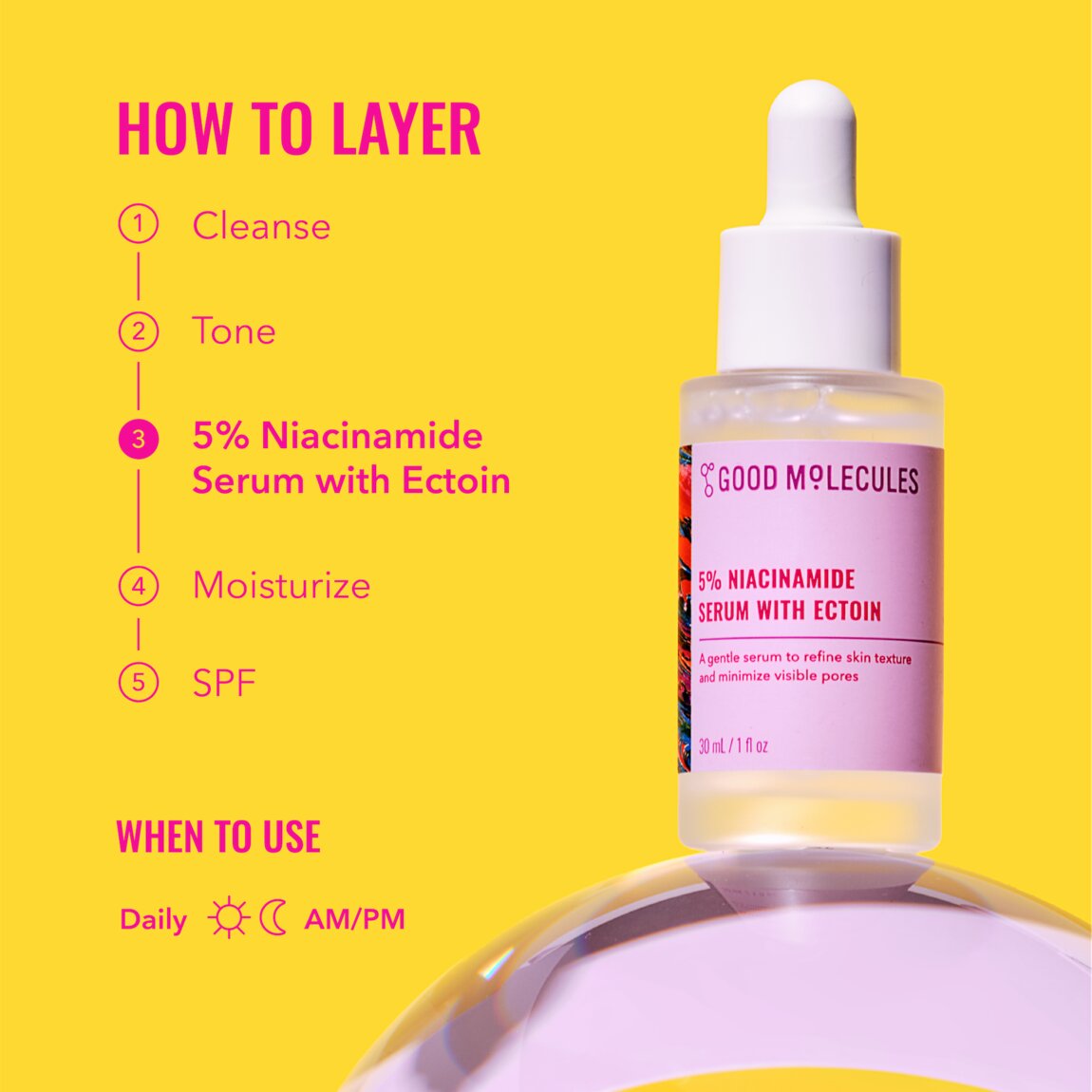 5% Niacinamide Serum with Ectoin N7